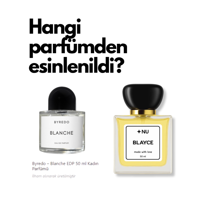 Blayce (Byredo - Blanche muadili) EDP 50 ml Kadın Parfümü - Görsel 4