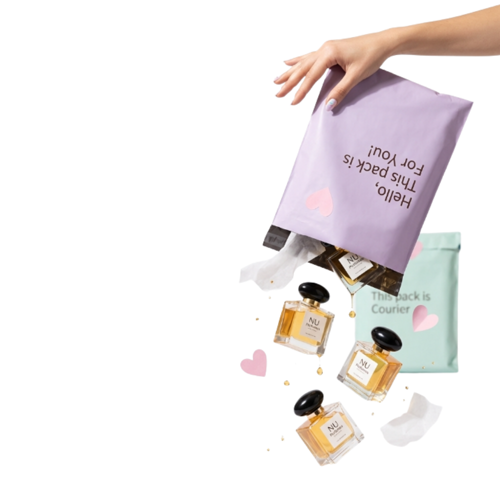 NU Perfumes renkli kargo paketleri — 1500 TL üzeri ücretsiz kargo